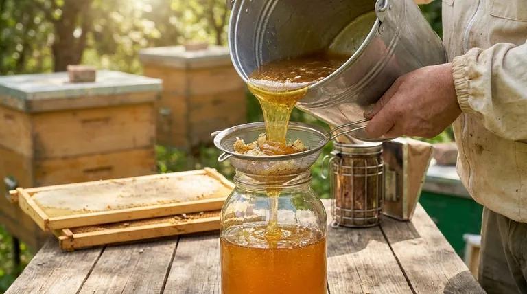 How to Harvest Honey from Beehives